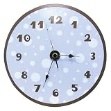 Trend Lab Clock - Blue/ Brown