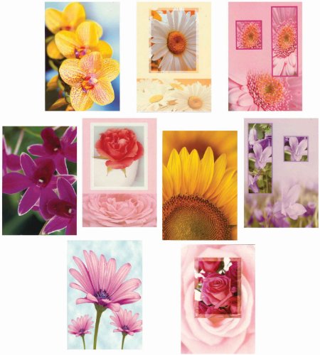 Floral Pack of Birthday Greeting Cards