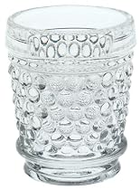 L.E. Smith Glass Company Hobnail Glass Egg Cup/Sorbet Dish, Clear