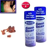 SPRAYWAY GOOD NIGHT BED BUGS AND DUST MITES SPRAY 16OZ. (SET OF 2)