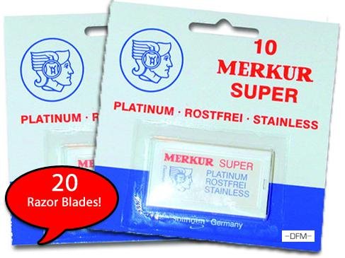Merkur Double Edge Safety 20 Blades