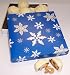 Gourmet Food : Scott's Cakes 1 lb. White Chocolate Cashew Pattie in a Snowflake Box