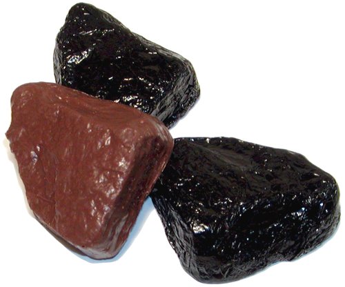 Chocolate Lumps of Coal Candy [48CT Display] by GourmetCandyStand