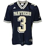 Adidas Pittsburgh Panthers #3 Navy Replica Football Jersey