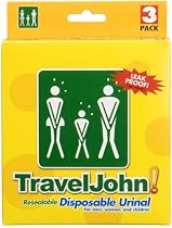 Travel John - Disposable Urinal - Pack of 3