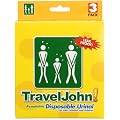 TRAVEL JOHN Wegwerf Urinal 3 St�ck