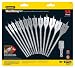 Stanley ST-04775 12 Piece 1/4-Inch to 1-Inch Spade Bit Assortment with 2 Connectors