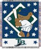 Tampa Bay Rays 36 x 48 inch Woven Baby Throw Blanket