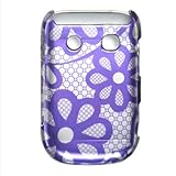 Purple Daisy Protector Case for BlackBerry Style 9670 Flip
