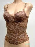 Venus 2 Pack Warm Nude Floral Bustier Bra #3421 34A 38A
