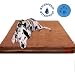 40"X35"X4" 100% Orthopedic Brown Microsuede Waterproof Memory Foam Pad Dog Pet Bed - Extra Large