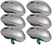 HP 3 Button PS/2 Optical Scroll Mouse Silver (HP5188) - Bonus Pack of 6