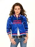 Chicago Cubs Women's Classic Satin Baseball Collar Jacket - by Alyssa Milano