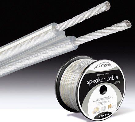 Clicktronic HC SPC 325-50 Premium Series Lautsprecherkabel 2 x 2,5 mm&sup2; 50 m Preisvergleich