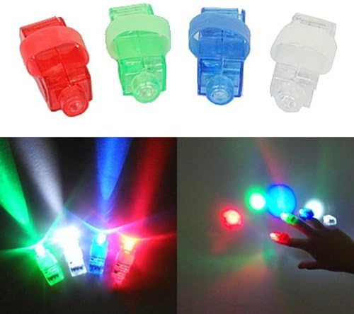 HDE® 40-Piece Techno Dance Rave Laser Finger Beams