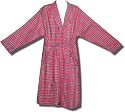 Claiborne Men's 100% Cotton Plaid Flannel Robe