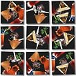 B Dazzle Cocktails Scramble Squares 9 Piece Puzzle