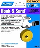 Norton 49222 5-Inch 8 Hole P100 Hook and Loop Discs, 25-Pack [並行輸入品]