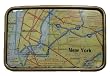 Outer Rebel NEW YORK CITY MAP Metal Belt Buckle Style BU165