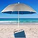 Clamp-on Fiberglass Beach / Rain Umbrella w Vent UPF 50 - Pacific Blue Inside