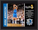Mounted Memories Dallas Mavericks Dirk Nowitzki 2011 Nba Finals Champions 10.5X13 Player Plaque