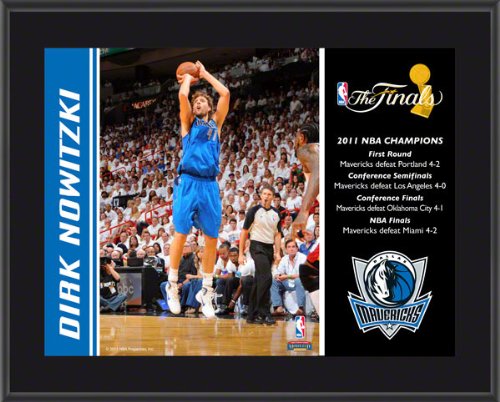 Mounted Memories Dallas Mavericks Dirk Nowitzki 2011 Nba Finals Champions 10.5X13 Player Plaque