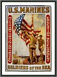 Historic Print (L): U.S. Marines - Soldiers of the sea Military training, travel, education, development / S