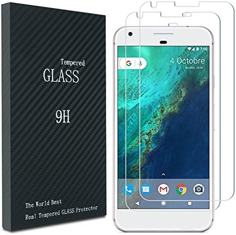 [2-PACK] Google Pixel XL Screen Protector, PETRELSTORE Google Pixel XL Tempered Glass [Case Friendly/Round Edge/HD Clear] Screen Protector for Google Pixel XL-Lifetime Replacement Warranty