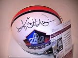 KURT WARNER SIGNED AUTOGRAPHED HALL OF FAME MINI HELMET ST LOUIS RAMS JSA