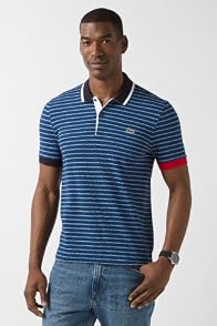 L!VE Short Sleeve Small Stripe Polo