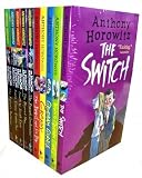 Anthony Horowitz Wickedly Funny 10 Children Books Collection Set (The Switch, Return to Groosham Grange, Granny, The Devil and his Boy, The French Confection, The Blurred Man, South by South east, Public enemy Number two, The Falcon's Malters)