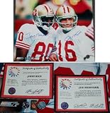 Joe Montana & Jerry Rice Signed 49ers 16x20 Photo