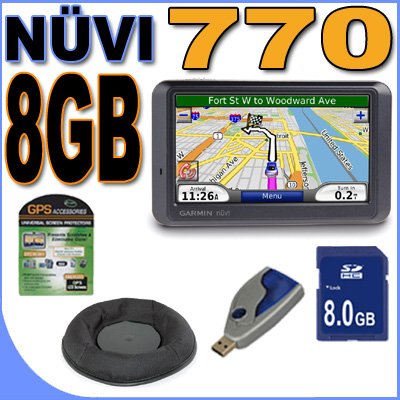 Garmin Nuvi 770 Portable GPS Vehicle Navigation System w 4.3