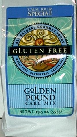 Golden Pound Cake Mix, Gluten Free by Cause You're Special