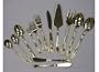 Decorative Living 102-Piece Gold Plated Flatware Set, Service for 12