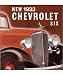 1933 CHEVROLET SIX Sales Brochure Literature Book Piece
