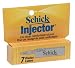 Schick Injector Blades, 7-Count Boxes (Pack of 4)