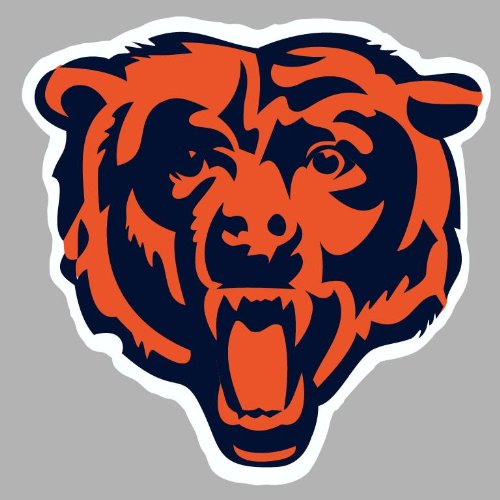 Chicago Bears Auto Car Bumper Decal Sticker 7.5 X 7.5