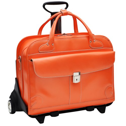 McKlein USA Lakewood -Fly-Through Checkpoint-Friendly Removable Rolling Ladies'