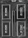 #1 MOM Business Card Candy Mold Chocolate