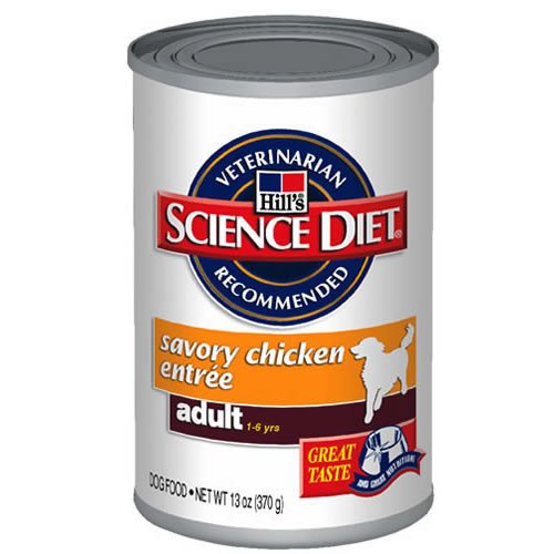 Science Diet Adult Canned Dog Food, 13 oz Savory Chicken