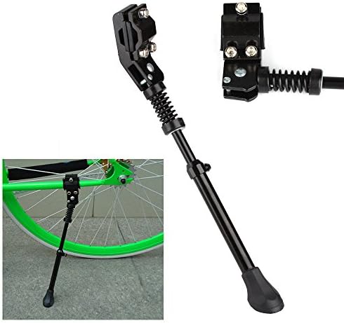 Aluminum Alloy Bike Bicycle Adjustable Kickstand Fits for 16" 20" 24" 26'' Black