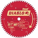 Freud D0860S Diablo 8-1/2 inch 60 Tooth Fine Finishing Miter Saw Blade with 5/8 inch Arbor