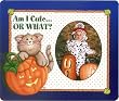 Am I CuteOr What! Halloween Photo Magnet Frame