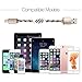 Certified Flebi 10 Feet / 3 Meter Extra Long Nylon Braided Charging Cord Data Cable for iPhone iPad and iPod ( 2 Pack)