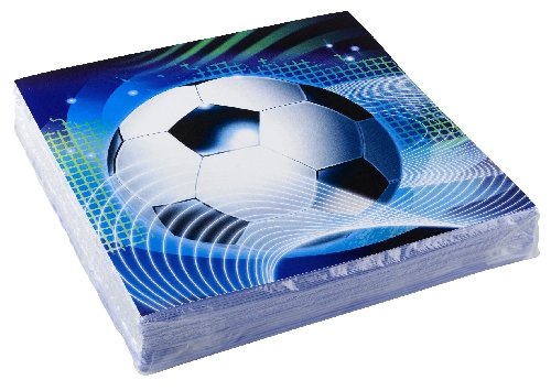 20 Stück SERVIETTEN – FUSSBALL –