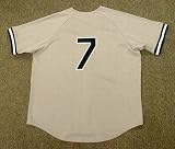 MICKEY MANTLE New York Yankees Majestic Throwback Away Baseball Jersey