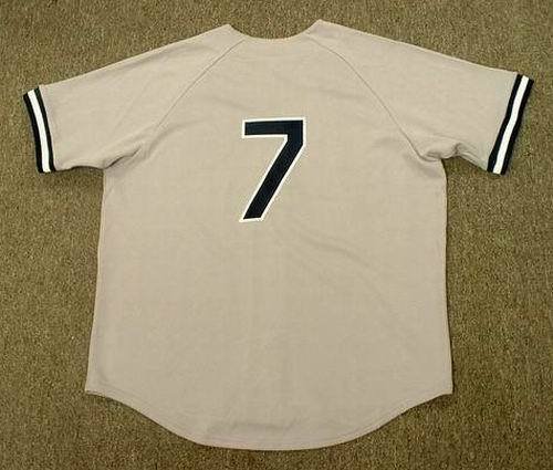 MICKEY MANTLE New York Yankees Majestic Throwback Away Baseball Jersey, XL
