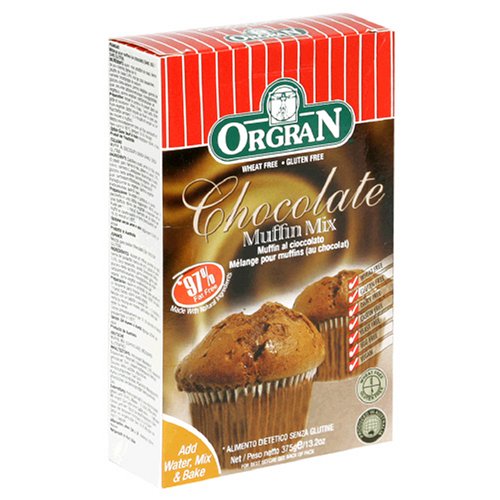OrgraN Muffin Mix, Chocolate, 13.2-Ounce Boxes (Pack of 8) by Gluten Free Muffin Mixes