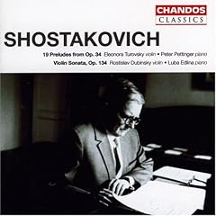 Shostakovich - Works for Violin and Piano